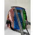 Colorful Backpacks with Paillette Decoration